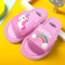 Childrens Unicorn Animals Prints Shoes Lighted Fashion Slippers