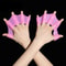 Silicone Swimming Fins Flipper Professional Training Finger Hand Gloves Paddles Equipment For Men W