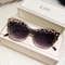 Vintage Cat Eye Sunglasses Retro Mirror Outdoors Shades for Women