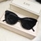 Vintage Cat Eye Sunglasses Retro Mirror Outdoors Shades for Women