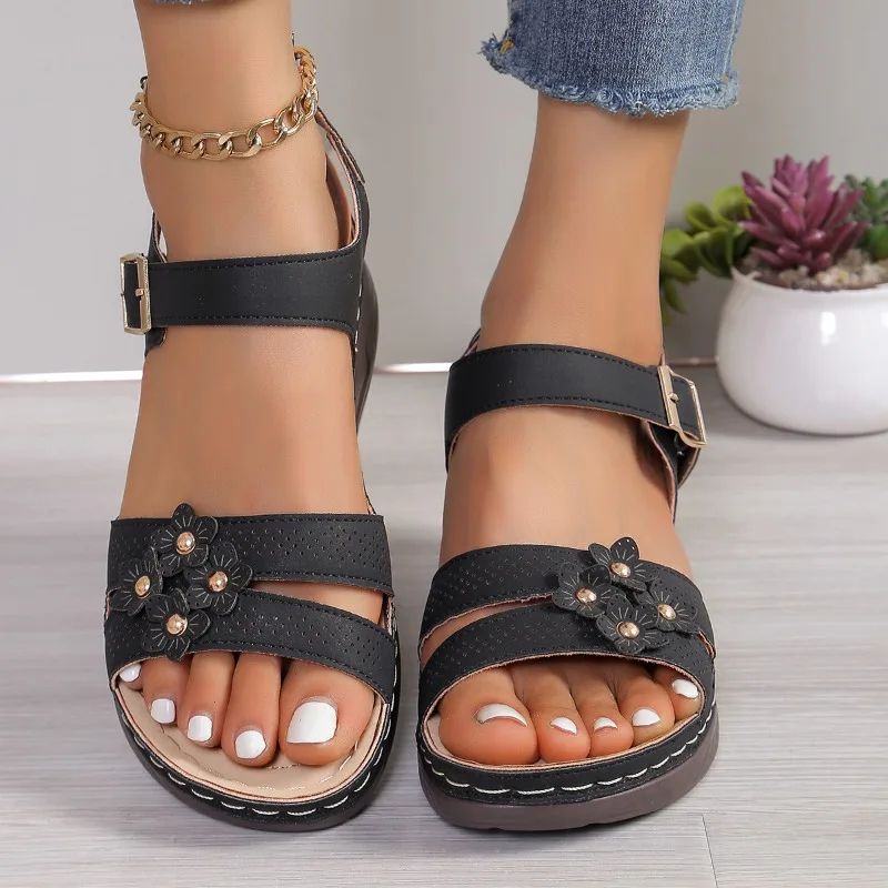HighQuality Summer Casual Wedge Sandals with Arch Support