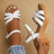 Summer Platform Sandals with Ankle Strap Open Toe Design 1