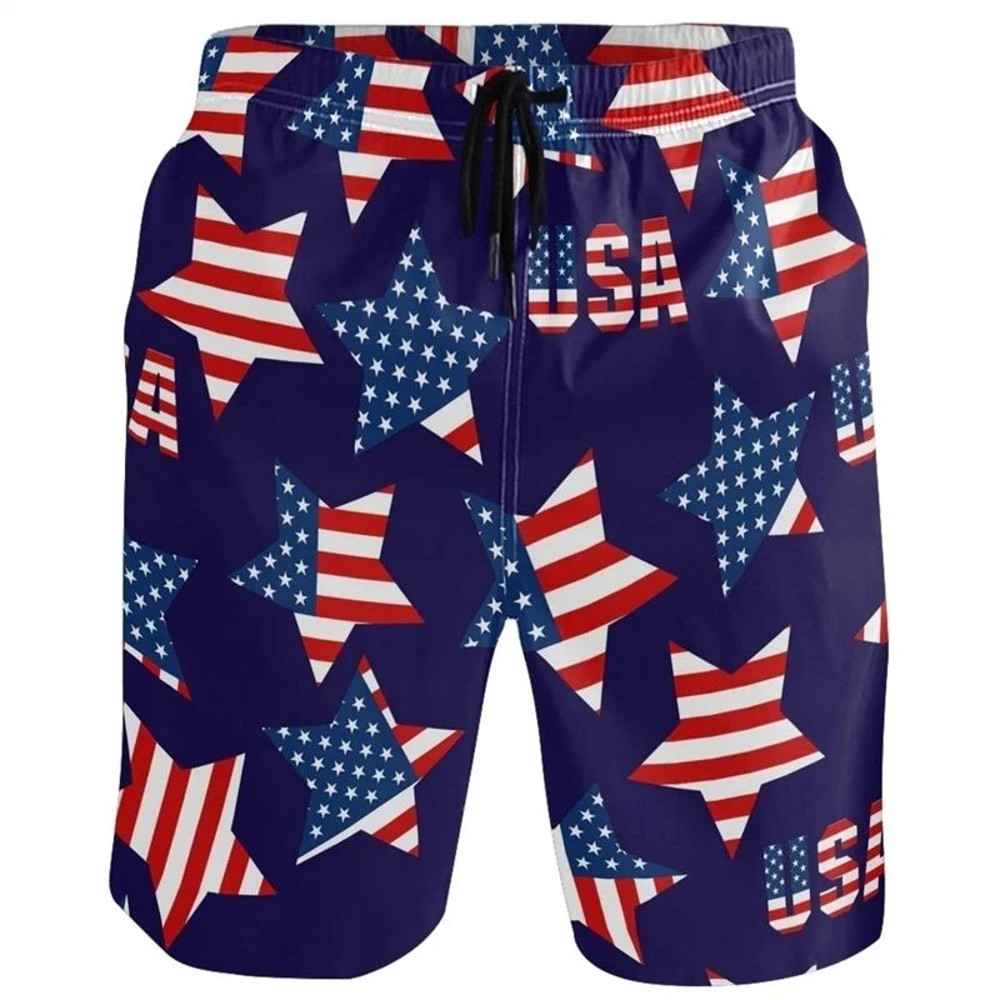 Hawaii National Flag Board Shorts Pants  3D Printed Casual Swim Wear for Sunny Beach Days