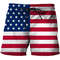 Hawaii National Flag Board Shorts Pants  3D Printed Casual Swim Wear for Sunny Beach Days
