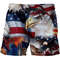 Hawaii National Flag Board Shorts Pants  3D Printed Casual Swim Wear for Sunny Beach Days