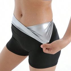 women sauna sweat pants, thermo fat control legging for body shaping & fitness