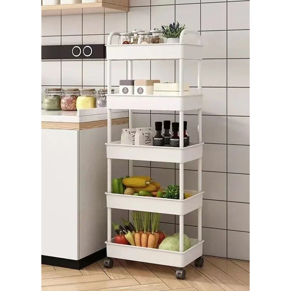 Versatile MultiLayer Storage Rack Perfect for Kitchen Bedroom Baby Snacks and Bathroom Organiza