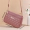 PU Leather Crossbody Bag Quilted Heart Embroidery Large Capacity Zipper Shoulder Purse For Women 10