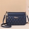 PU Leather Crossbody Bag Quilted Heart Embroidery Large Capacity Zipper Shoulder Purse For Women 6