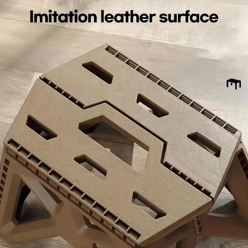 Portable Outdoor Small Stool HeavyDuty Folding Chair for Camping Fishing  Beach