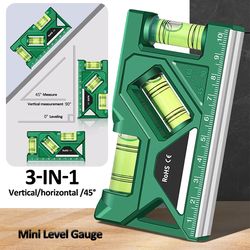 portable magnetic pocket level gauge mini high precision ruler for woodworking & diy projects