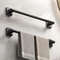 Self Adhesive Bathroom Towel Rack No Drilling Required Sturdy Towel Holder  Rail In White  Black Sp 3