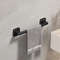 Self Adhesive Bathroom Towel Rack No Drilling Required Sturdy Towel Holder  Rail In White  Black Sp 8