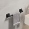 Self Adhesive Bathroom Towel Rack No Drilling Required Sturdy Towel Holder Rail In White Black Sp 8