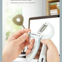 adjustable hand grip strengthener (5-60kg) – wrist & forearm trainer for muscle building & strength training