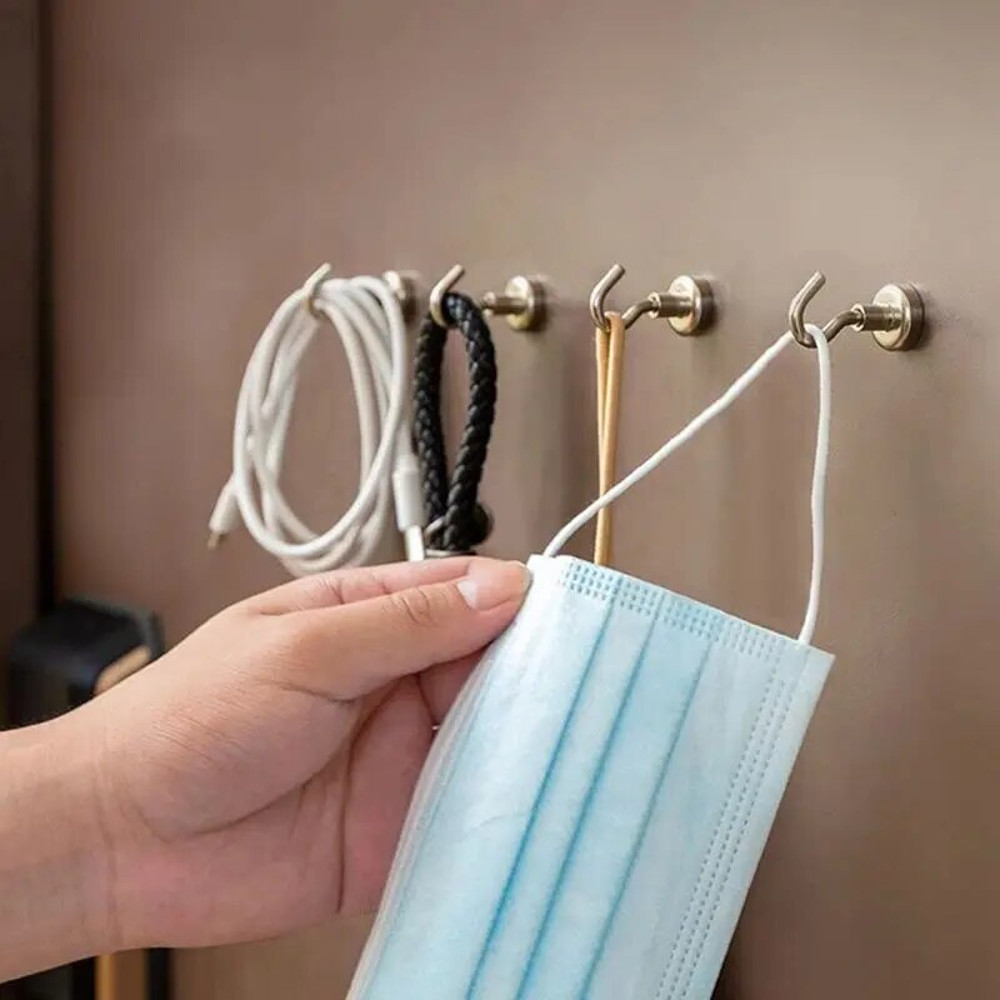 Strong Magnet Hooks MultiPurpose Storage Hooks For Home Kitchen Bathroom  Bar 0
