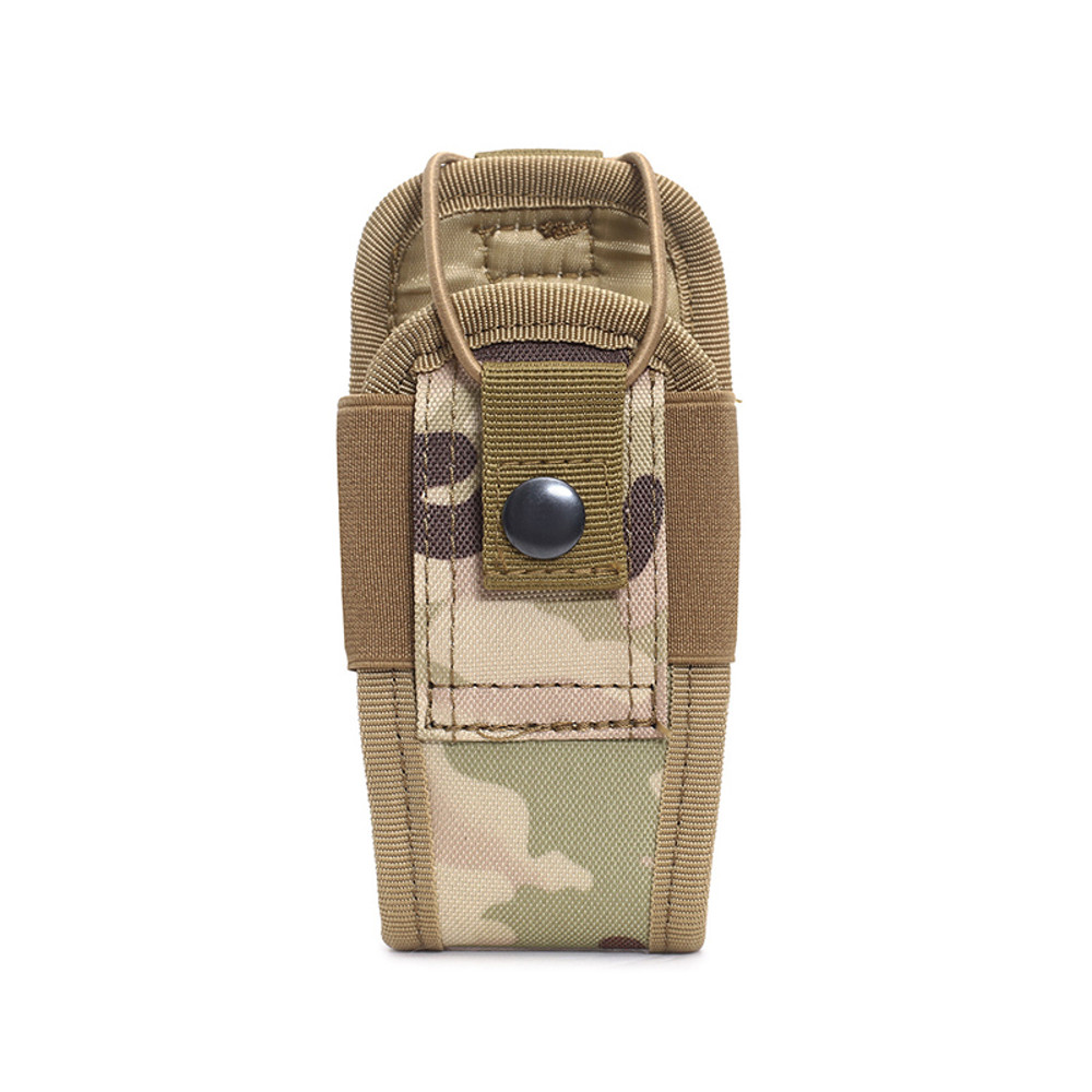 Multifunctional Camouflage Accessory Bag, MOLLE System Walkie-Talkie Bag for Outdoor Sports & Tactical Gear