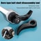 Angle Type Half Axle Disassembly Tool, Heavy-Duty Drive Pry Bar Adapter for Open-End Wrenches & Axle Repair