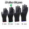 Heavy Duty Work Gloves Anti Slip ESD Protection For Gardening Woodwork Crafts PU Material Machine 8
