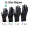 Heavy Duty Work Gloves Anti Slip ESD Protection For Gardening Woodwork Crafts PU Material Machine 9
