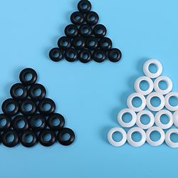 black o ring rubber washer seals kit gasket grommet assortment for electrical & plumbing