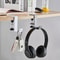 Adjustable Desk Hanger & Under Desk Hook Space-Saving Headset & Backpack Holder for Home Office