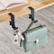 Adjustable Desk Hanger & Under Desk Hook Space-Saving Headset & Backpack Holder for Home Office
