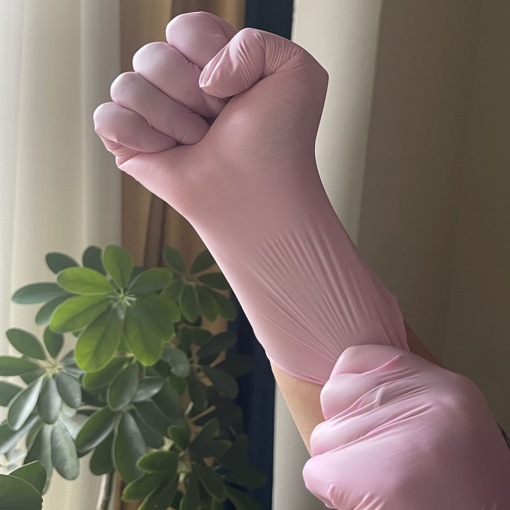 Disposable Nitrile Gloves Waterproof Anti Static Durable For Kitchen Cooking Cleaning 1