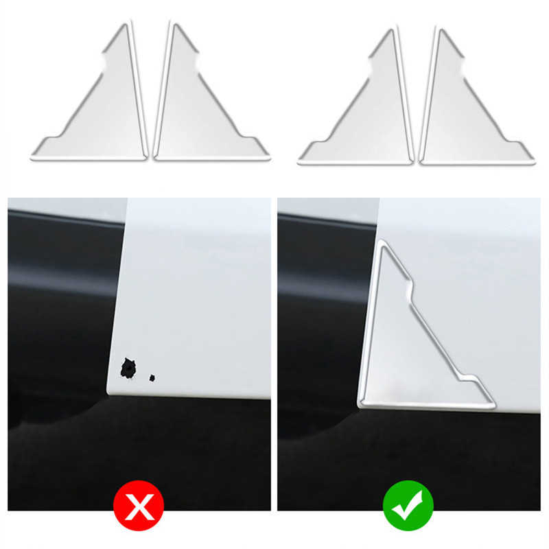 Universal Car Door Corner Protectors Transparent Anti Scratch Silicone Guards 4
