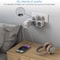 MultiPort Power Strip with USB Type C 3 AC Outlets 2 USB Charging Ports SpaceSaving Wall Ad