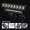 LED Bike Front Light 8 LED Bicycle Headlight USB Charging 6 Lighting Modes Driving Fog Lamp 3