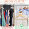 Clothes Hanger Connector Hooks Closet Hangers Organizer Space Saving Clip For Wardrobe Storage And 1