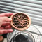 Premium Coffee Beans Dose Trays Solid Walnut Wood Espresso Dosing Cup Tea Separator 7