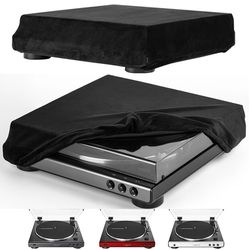 turntable dust cover spandex high elasticity turntable sleeves foldable turntable dust case sleeve for audio-technica at-lp60xbt