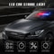 12 LED Car Strobe Light Emergency Warning Beacon For Windshield Trailer Waterproof Flash Signal For 5