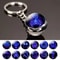 Luminous Keychain – Glow in the Dark Glass Ball Keychain Zodiac Pendant Gift for Men & Women