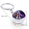 Luminous Keychain – Glow in the Dark Glass Ball Keychain Zodiac Pendant Gift for Men & Women