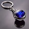 Luminous Keychain – Glow in the Dark Glass Ball Keychain Zodiac Pendant Gift for Men & Women