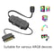5V 3-Pin ARGB Controller with SATA Interface – PC Fan & LED Strip Light Extension Adapter