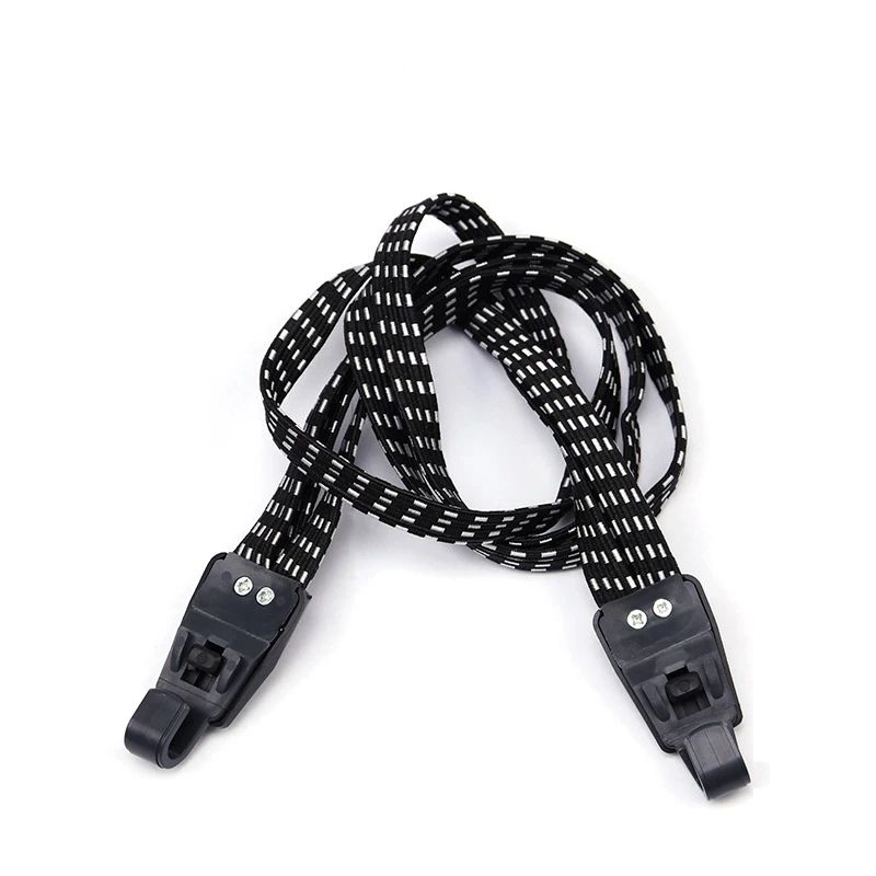 Bicycle Luggage Rope Elastic Carrier Rack Straps HeavyDuty Rubber Belt With Buckle Hooks For Bike B 1