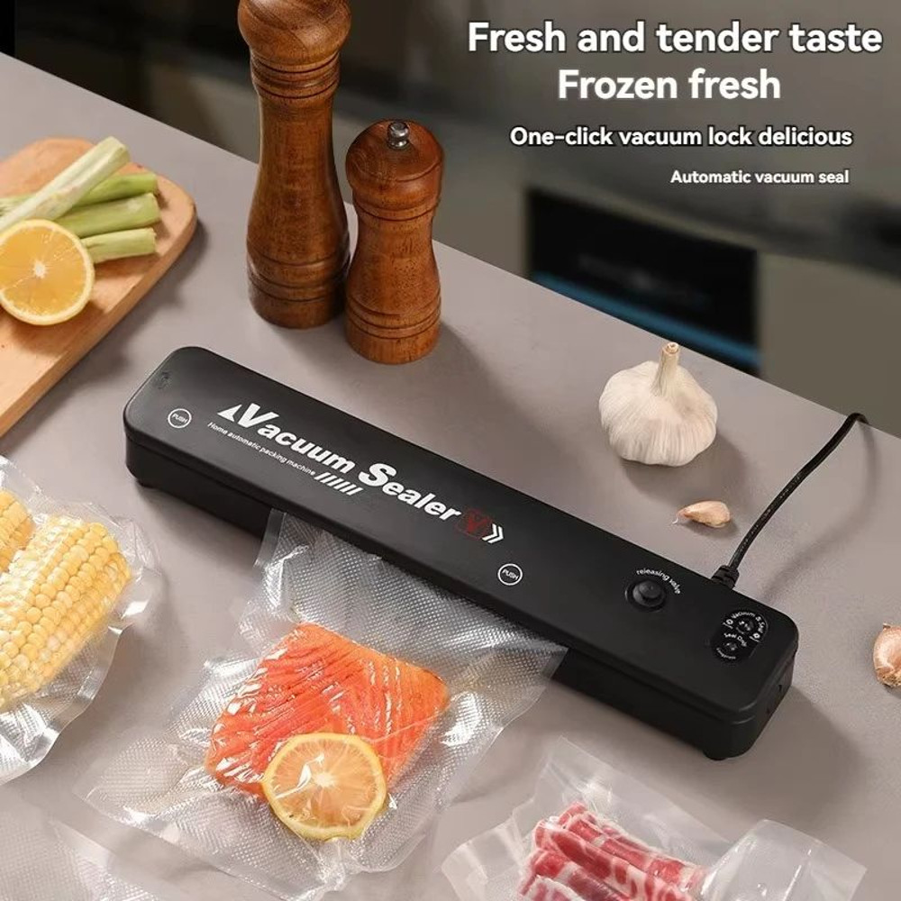 Automatic Food Vacuum Sealer Portable Kitchen Packaging Machine For Home Use 0