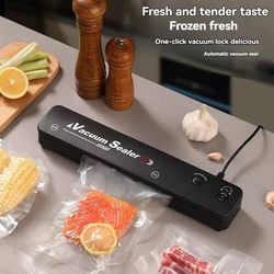 automatic food vacuum sealer, portable kitchen packaging machine for home use