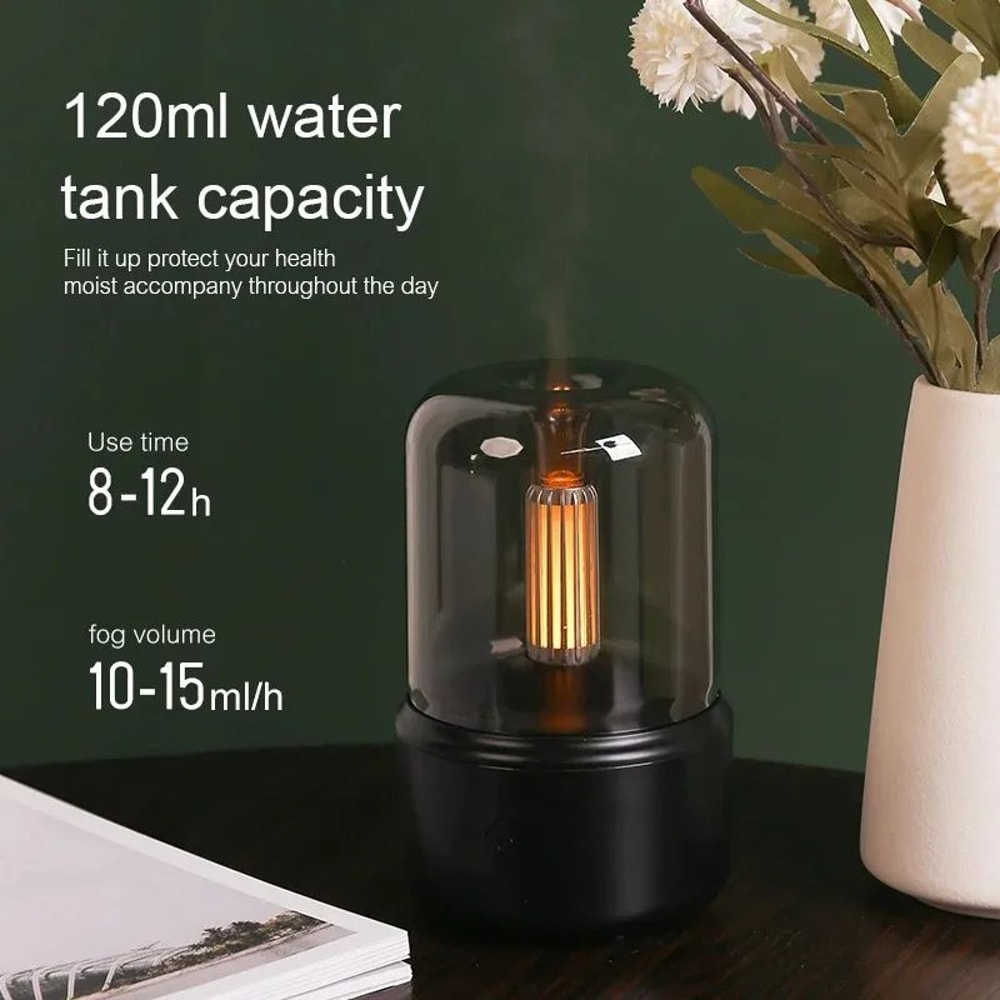 Portable Mini Aroma Diffuser USB Air Humidifier Night Light Essential Oil Cold Mist Maker Sprayer F 1