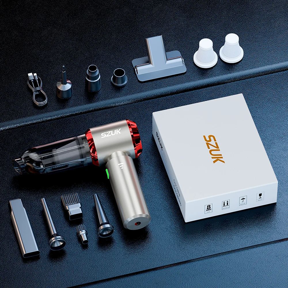 Mini Wireless Car Vacuum Cleaner Handheld Powerful Suction Portable Cordless Dust Remover For Auto 9