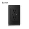 Eiomr US Standard Wall Socket With USB TypeC Charging Port 5V Fireproof PC Panel Power Outlet For H 6