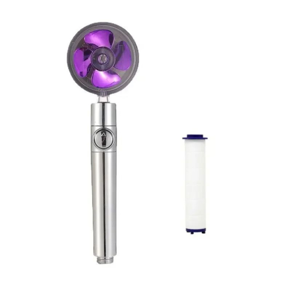 Turbocharged HighPressure Propeller Shower Head With Cotton Filter  Handheld Nozzle For Water Savin 7