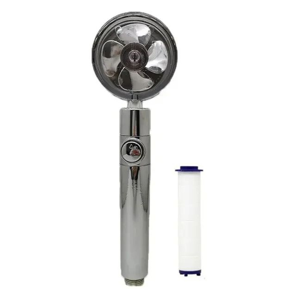 Turbocharged HighPressure Propeller Shower Head With Cotton Filter  Handheld Nozzle For Water Savin 9