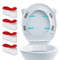 Toilet Seat Bumper Pads For Bidet Attachment Strong Adhesive  Buffer Support For Secure And Comfort 0