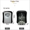 Key Keeper Combination Lock Wall Mounted Waterproof 4Digit Password Safe Box Easy Installation For 1