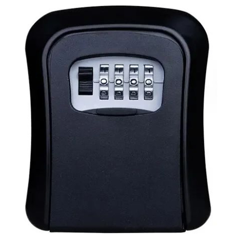Key Keeper Combination Lock Wall Mounted Waterproof 4Digit Password Safe Box Easy Installation For 7